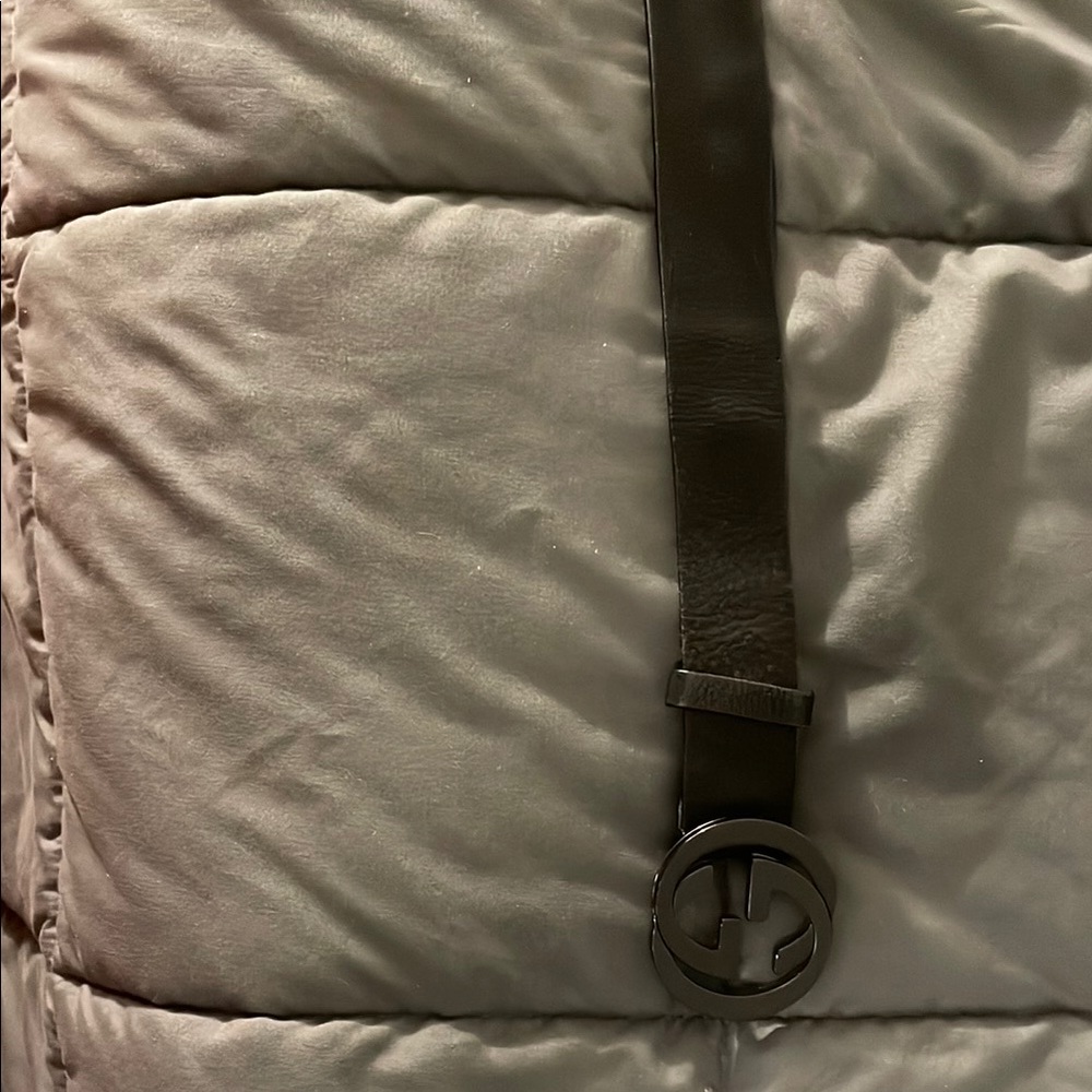 Men’s Black Suede Gucci Belt sz 100